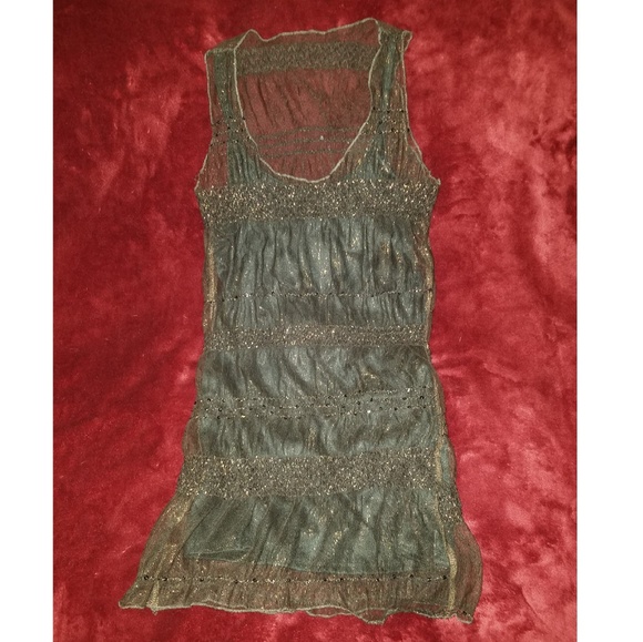 Moonstar Boho Style Sheer Tank Top - Picture 2 of 2
